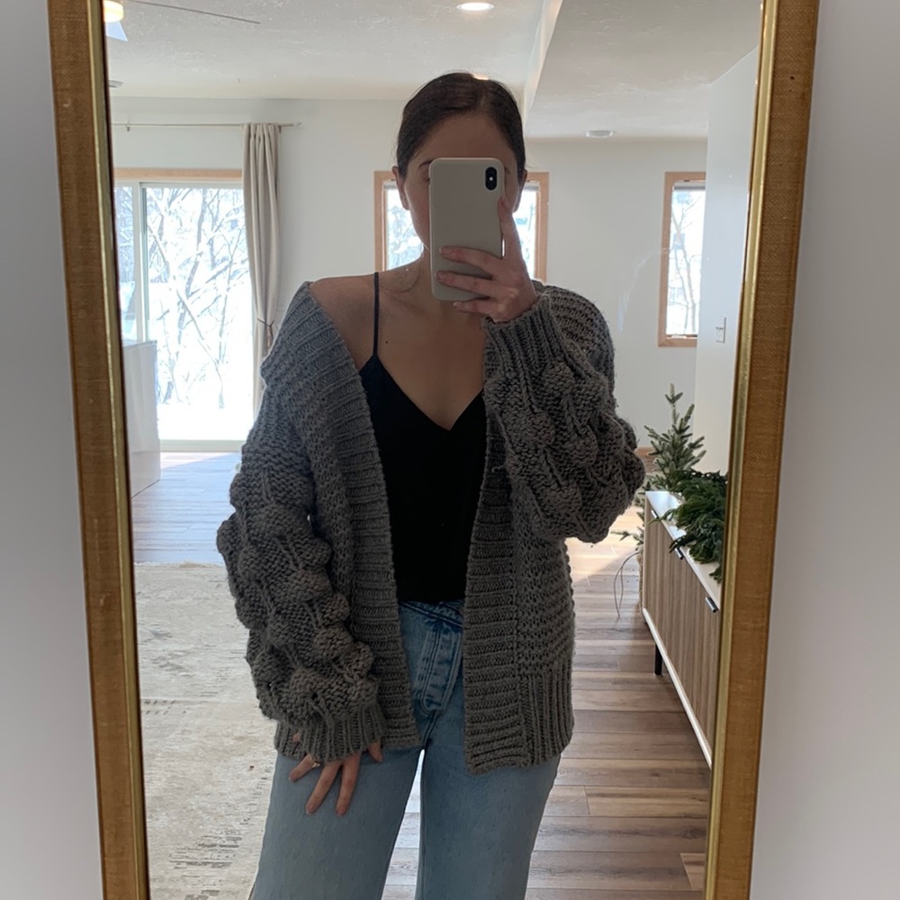 Elan Gray Cardigan
